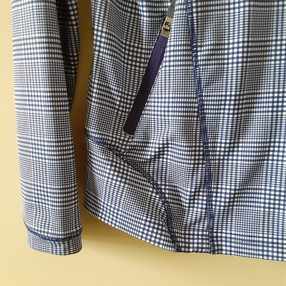 Peter Millar E4 Performance Plaid Print Full Zip - image 8